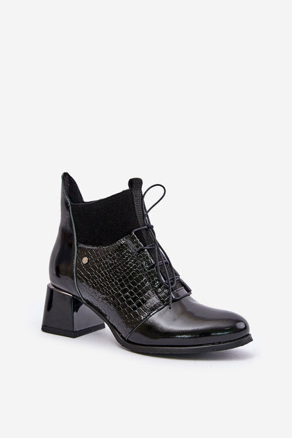   Botki Model Zazoo 60503 Black - Step in style 