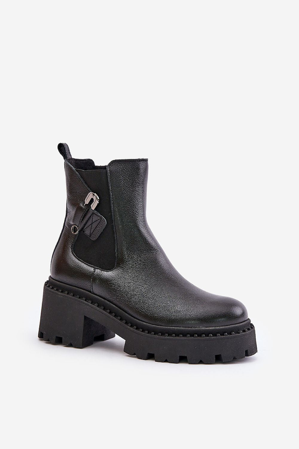   Botki Model Zazoo 60490 Black - Step in style 