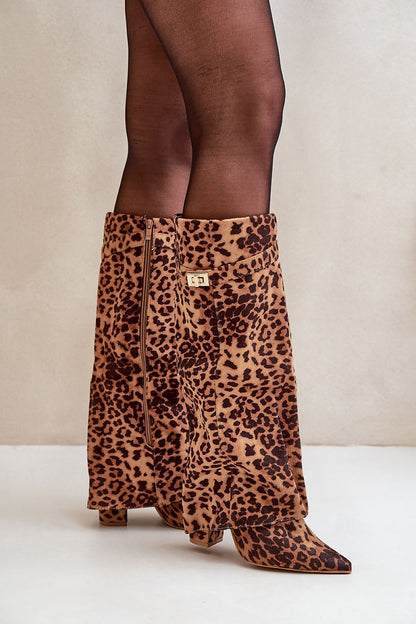   Kozaki Model Portora 9501A Brown Panterka - Step in style 