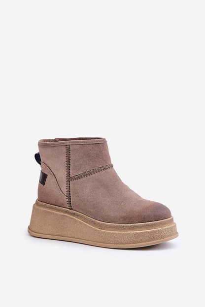   Śniegowce Model Maciejka 06769-02 Dark Brown - Step in style 