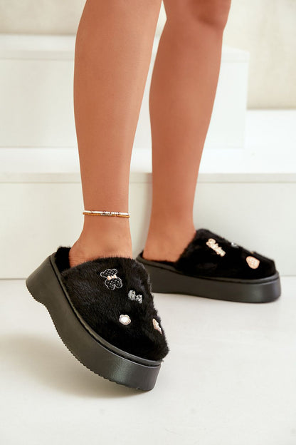   Kapcie Model Zintoria FA-225 Black - Step in style 