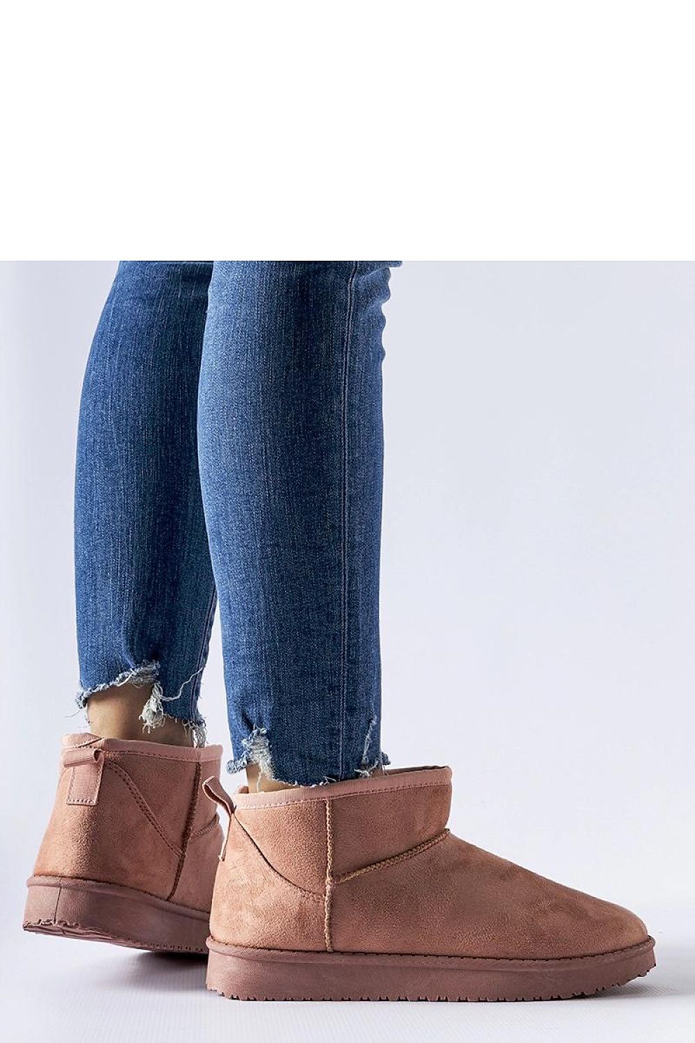   Różowe ocieplane krótkie śniegowce Guglielma - Solea 