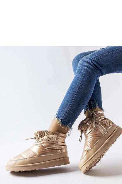   Złote śniegowce Lee Cooper LCJ-23-44-1965L - Solea 