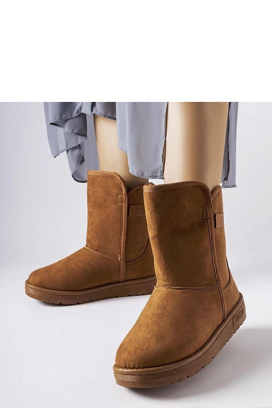   Brązowe śniegowce Big Star KK274616 - Solea 