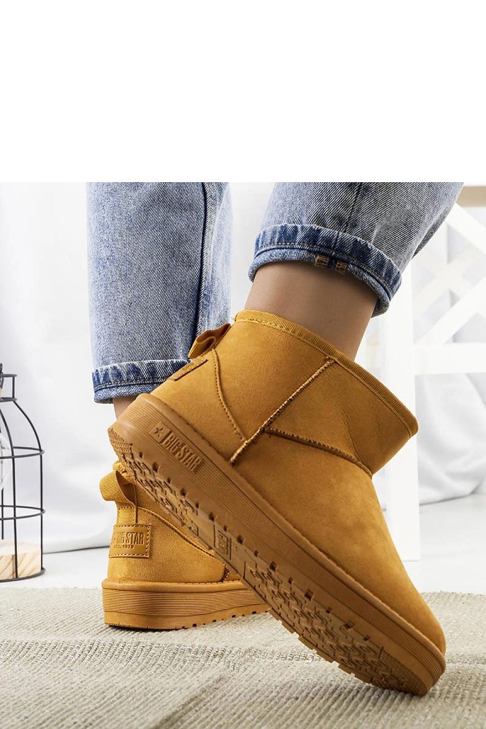   Brązowe śniegowce damskie Big Star KK274289-802 - Solea 