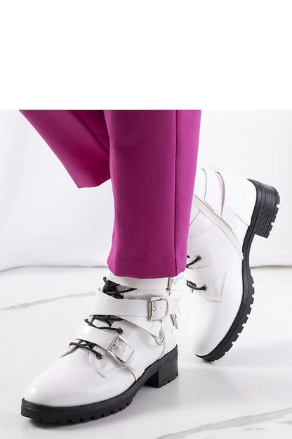   Białe botki Donsa - Solea 