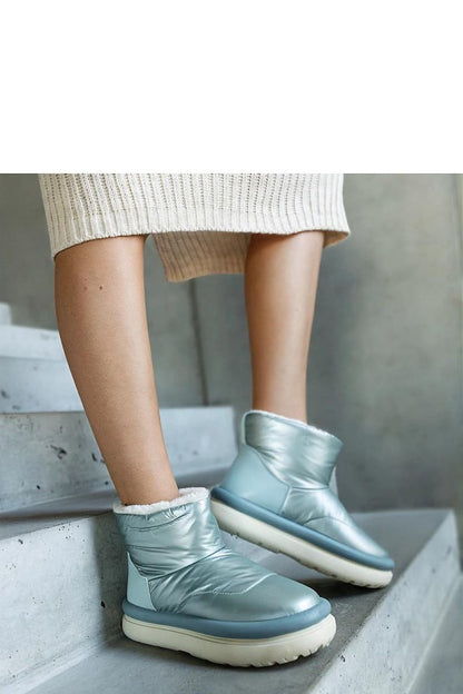   Jasnozielone ciepłe śniegowce na platformie Cores - Solea 