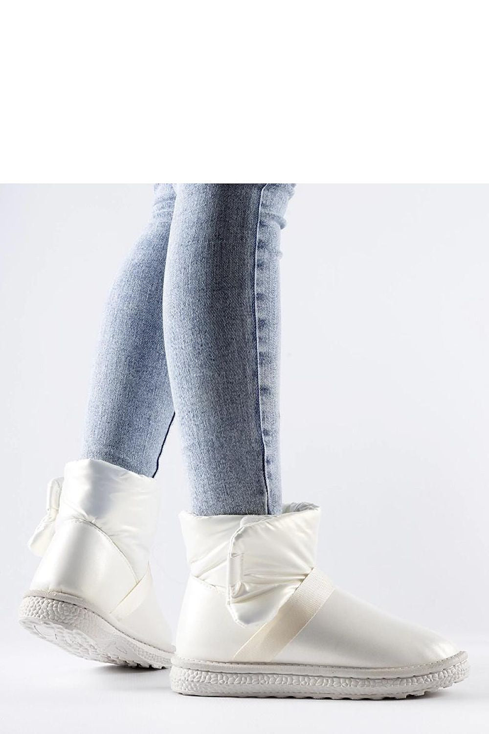   Beżowe połyskujące krótkie śniegowce Delaune - Solea 