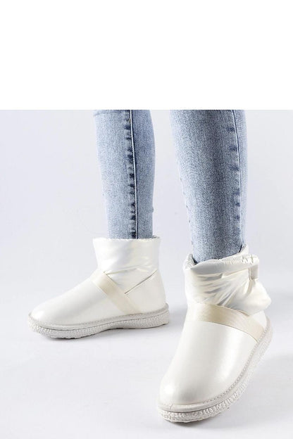   Beżowe połyskujące krótkie śniegowce Delaune - Solea 