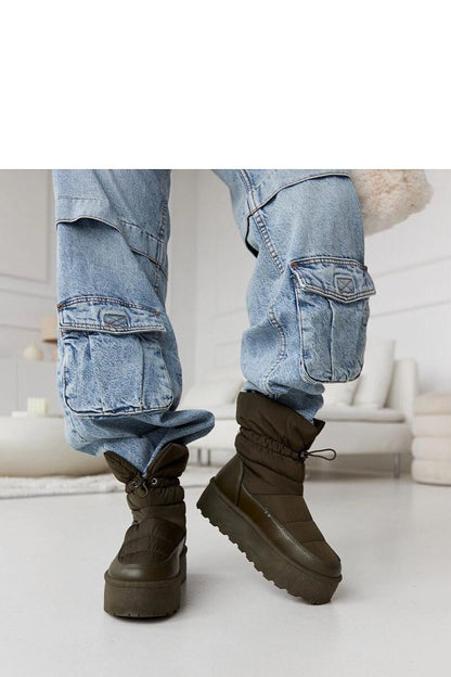   Zielone ocieplane śniegowce na platformie Polk - Solea 