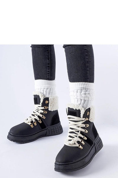   Czarne workery na masywnej platformie Rodrigo - Solea 