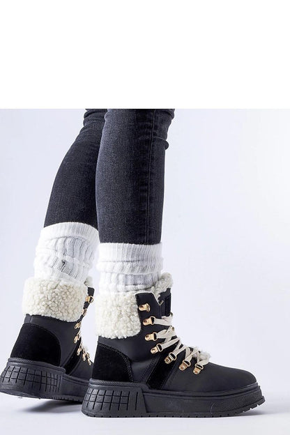   Czarne workery na masywnej platformie Rodrigo - Solea 