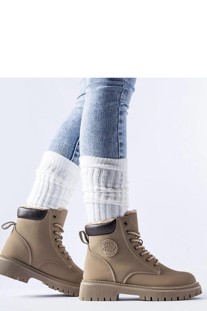   Brązowe ocieplane trapery Medole - Solea 