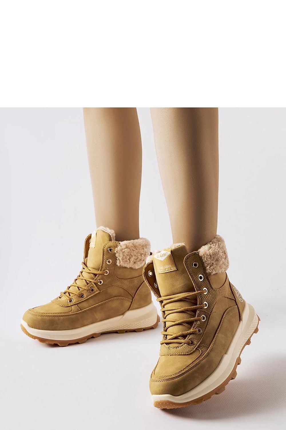   Brązowe trapery Lee Cooper LCJ-22-44-1361L - Solea 