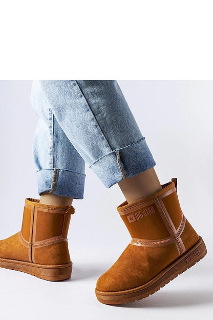   Brązowe śniegowce Big Star KK274612 - Solea 