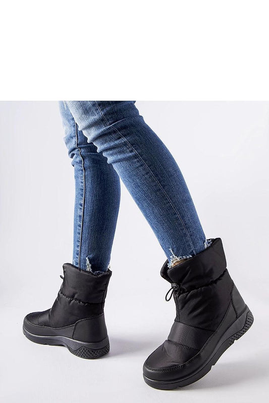   Czarne damskie ocieplane śniegowce Jensen - Solea 