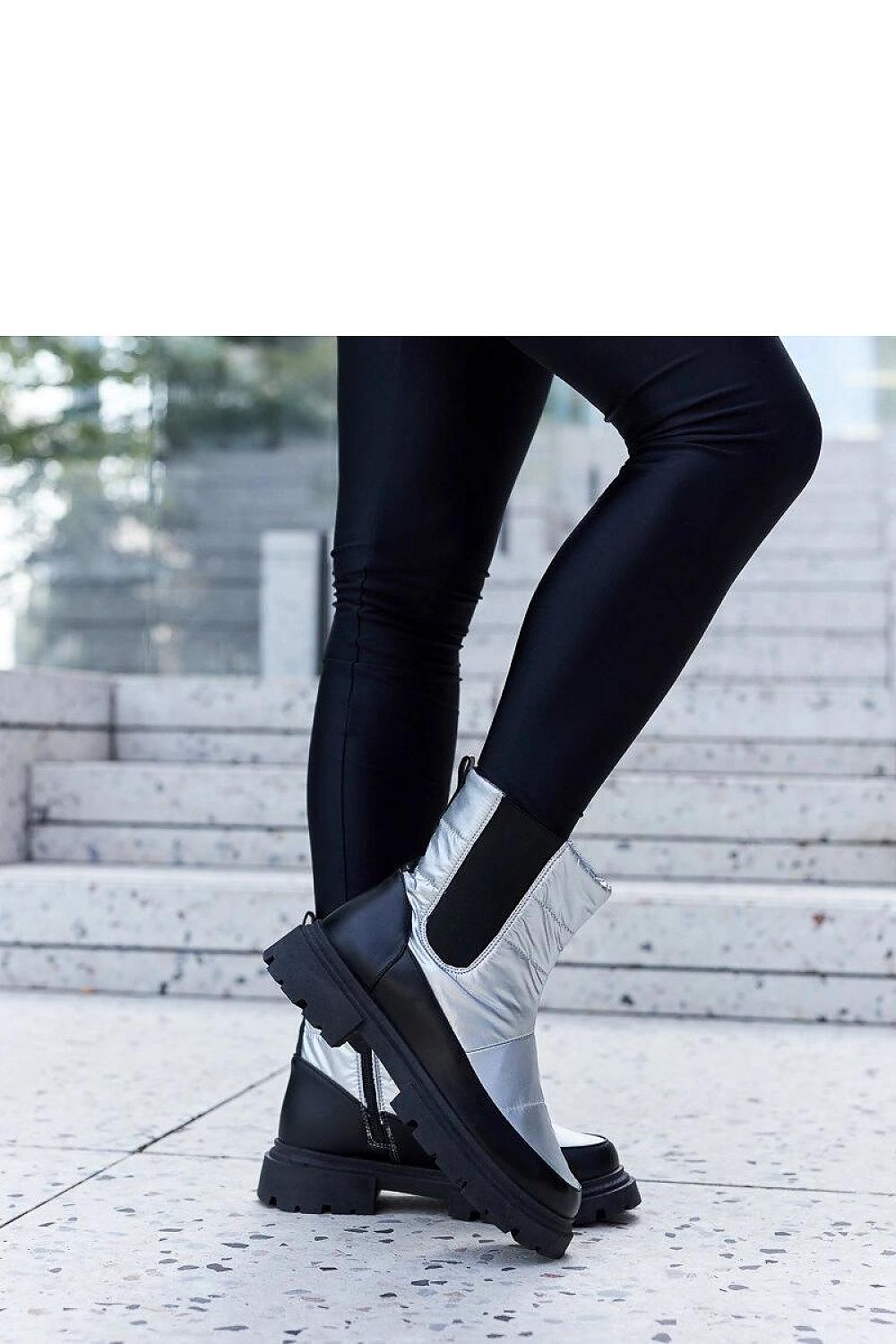   Metaliczne ocieplane śniegowce Galvani - Solea 