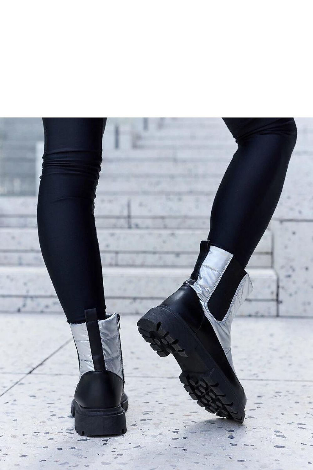   Metaliczne ocieplane śniegowce Galvani - Solea 