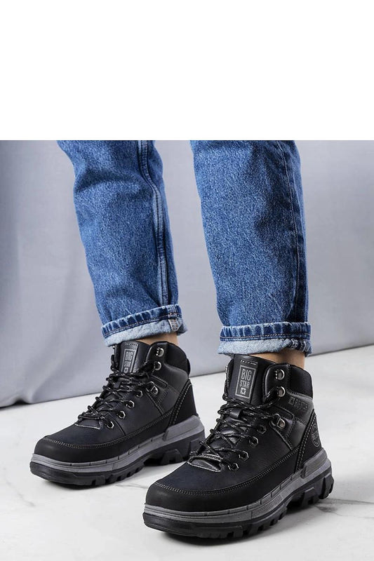   Czarne trapery Big Star KK274222 BLACK - Solea 