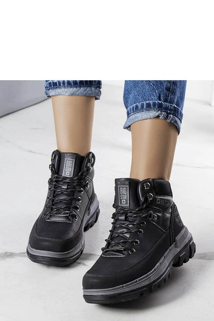   Czarne trapery Big Star KK274222 BLACK - Solea 