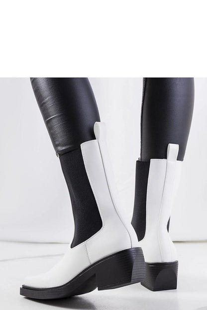   Białe botki Maret - Solea 