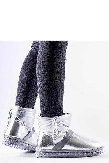   Srebrne połyskujące krótkie śniegowce Delaune - Solea 