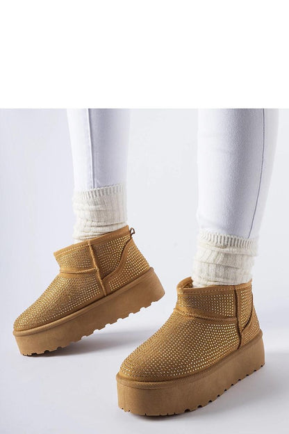   Brązowe śniegowce z cyrkoniami Sonora - Solea 