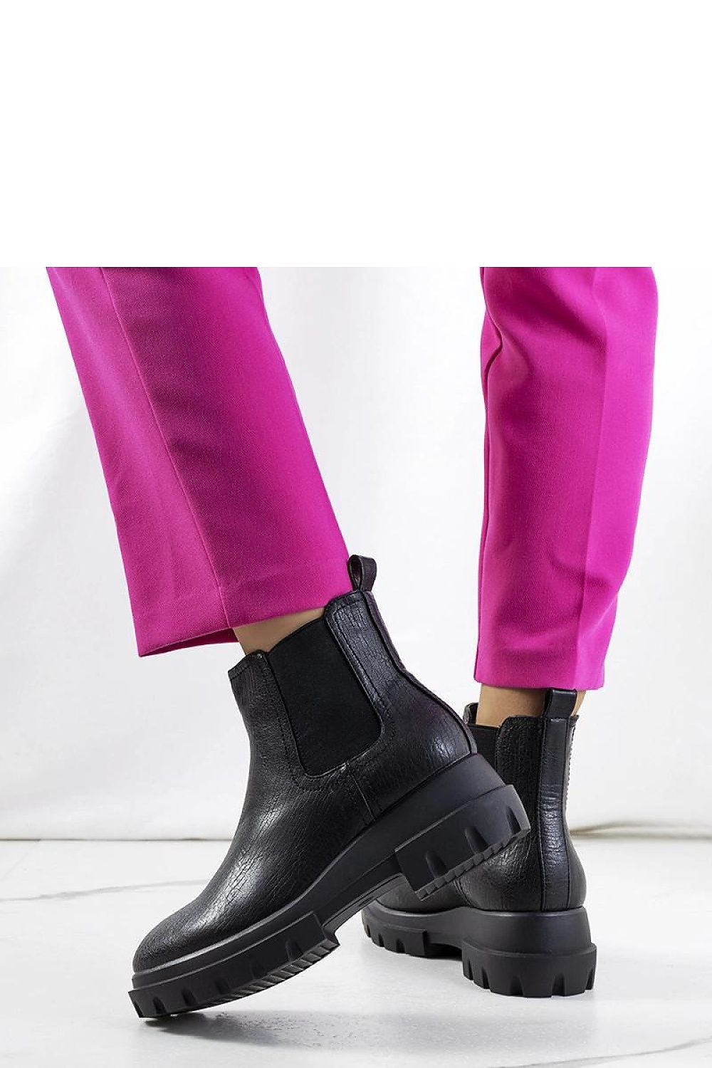   Czarne botki Bexley - Solea 