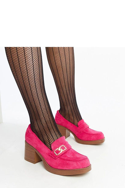   Ciemnoróżowe czółenka na słupku Aludra - Solea 