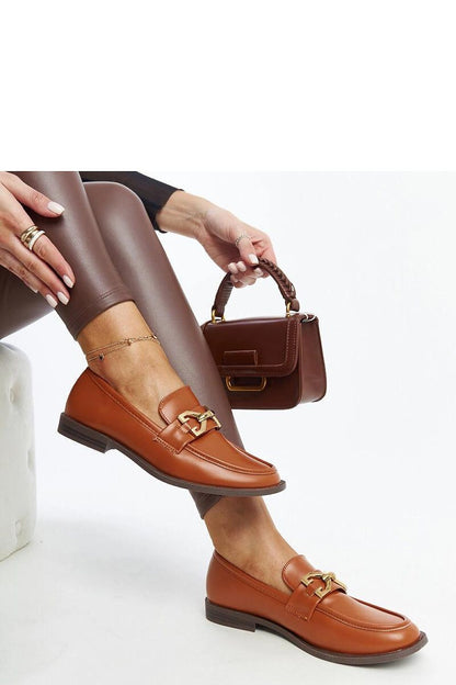   Brązowe mokasyny z klamerką Lea - Solea 