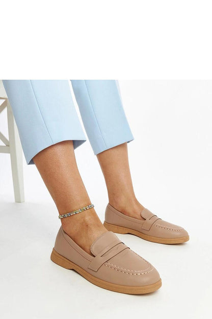   Brązowe klasyczne mokasyny Nawrah - Solea 