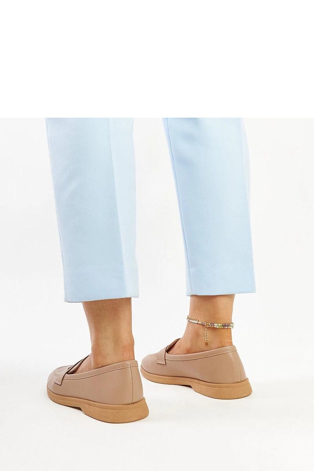   Brązowe klasyczne mokasyny Nawrah - Solea 