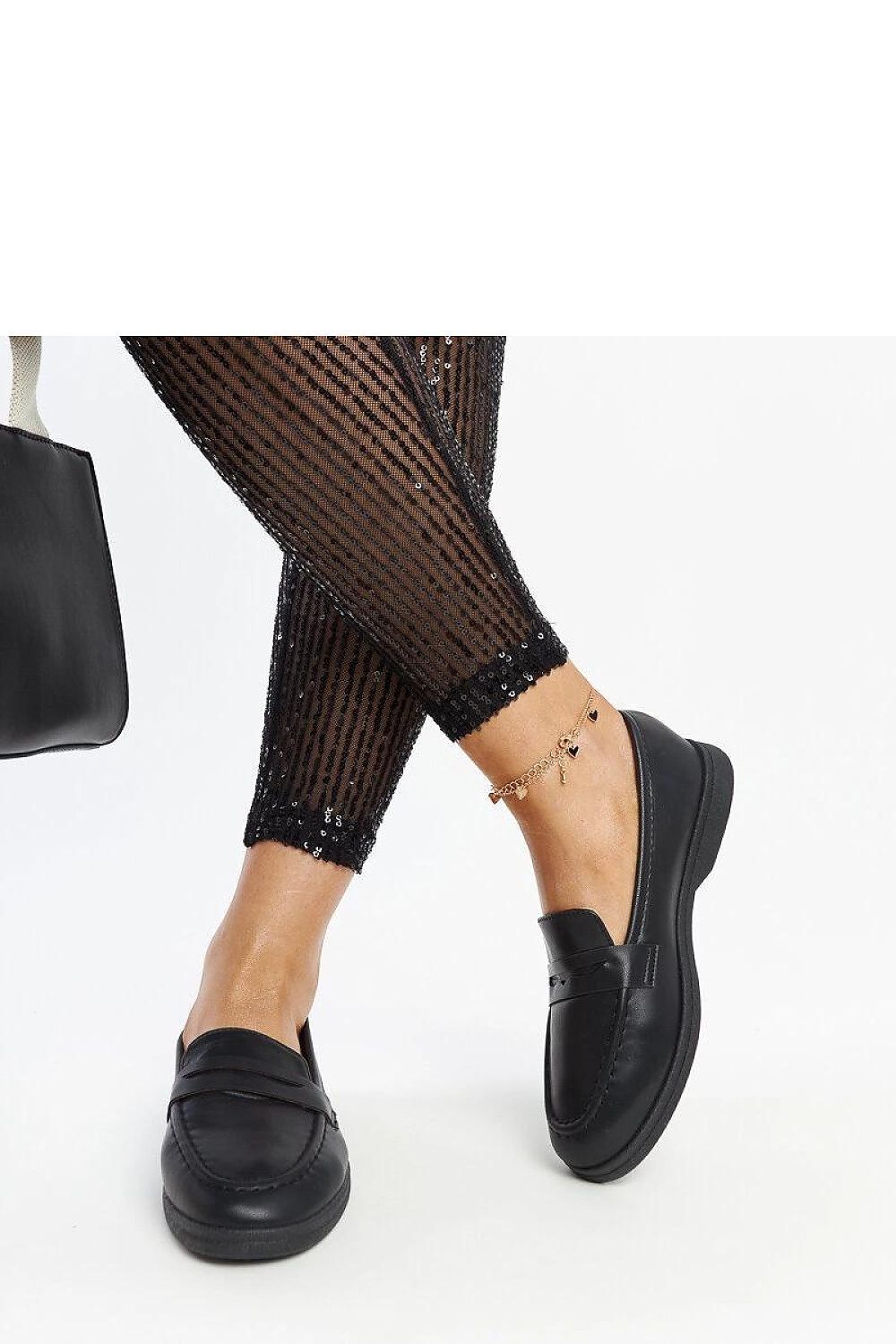   Czarne klasyczne mokasyny Nawrah - Solea 