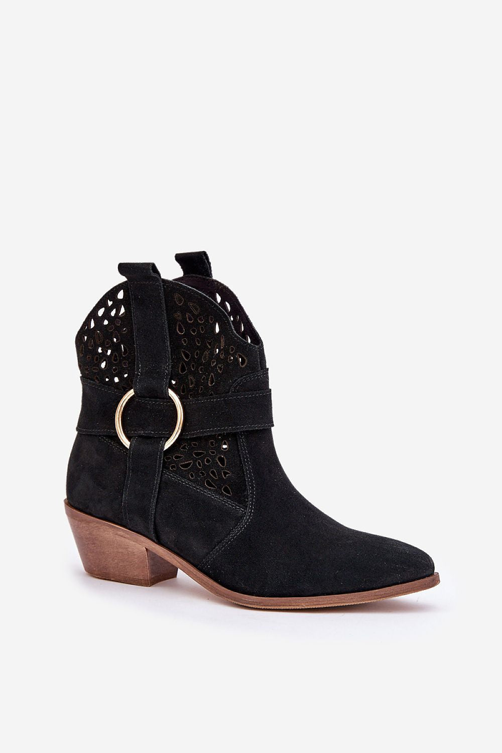   Botki Model Zazoo 2994/028 Black - Step in style 