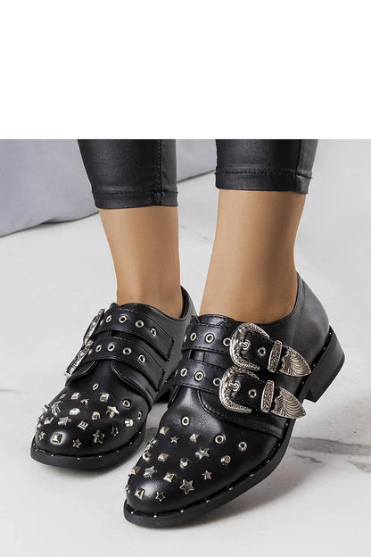   Czarne półbuty Boisi - Solea 