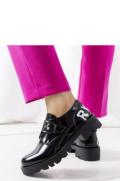   Czarne półbuty Lens - Solea 