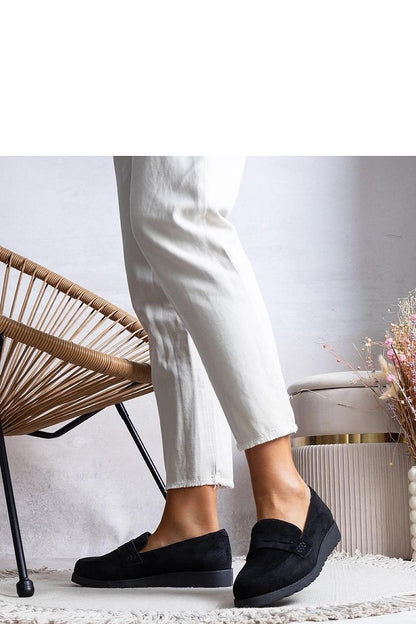   Czarne półbuty Haydon - Solea 