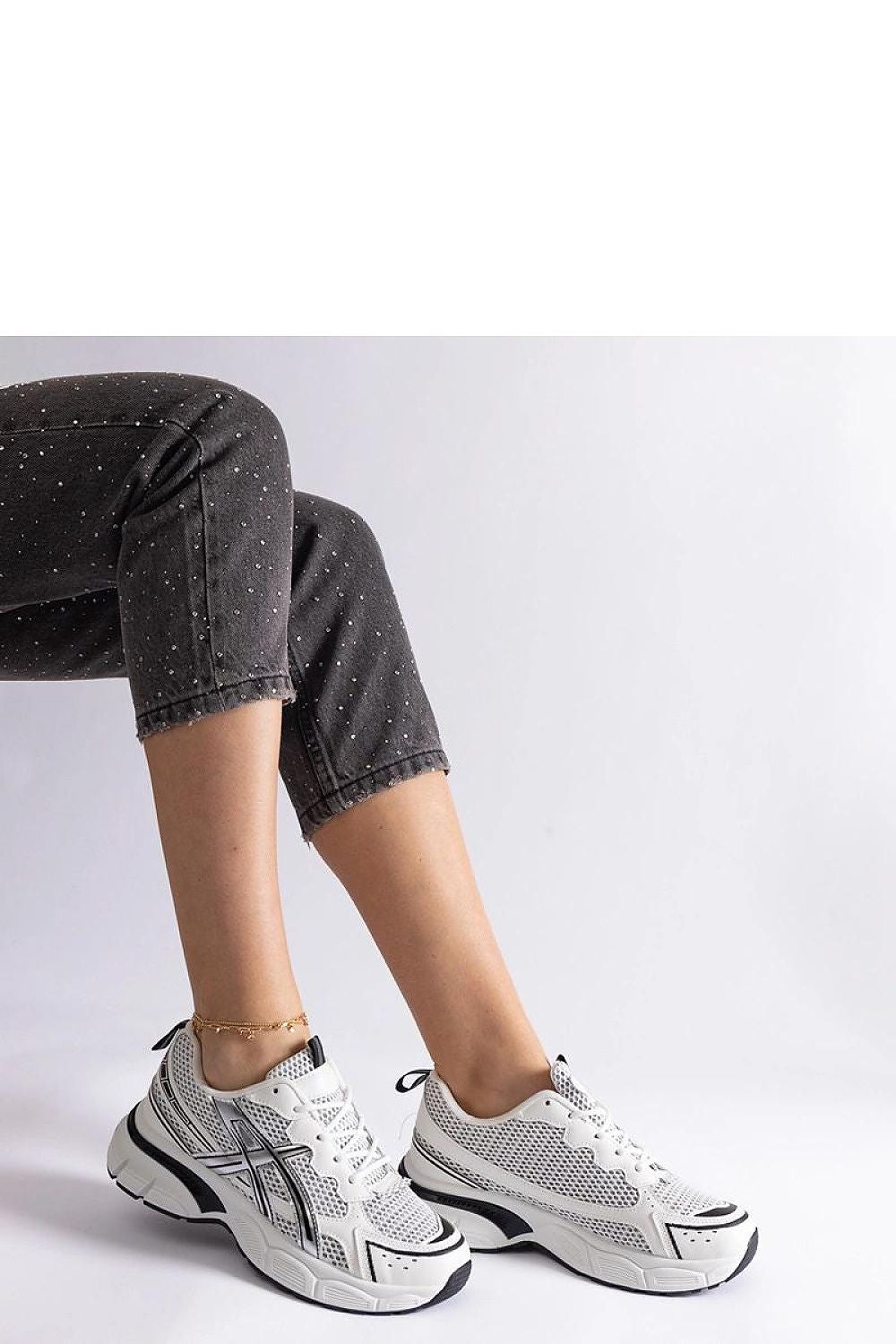   Czarne sportowe sneakersy damskie Ondina - Solea 