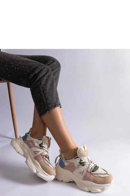   Wielokolorowe sneakersy sportowe damskie Ivett - Solea 