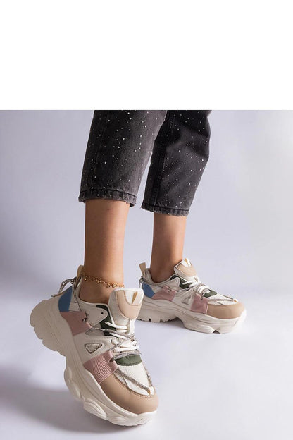   Wielokolorowe sneakersy sportowe damskie Ivett - Solea 