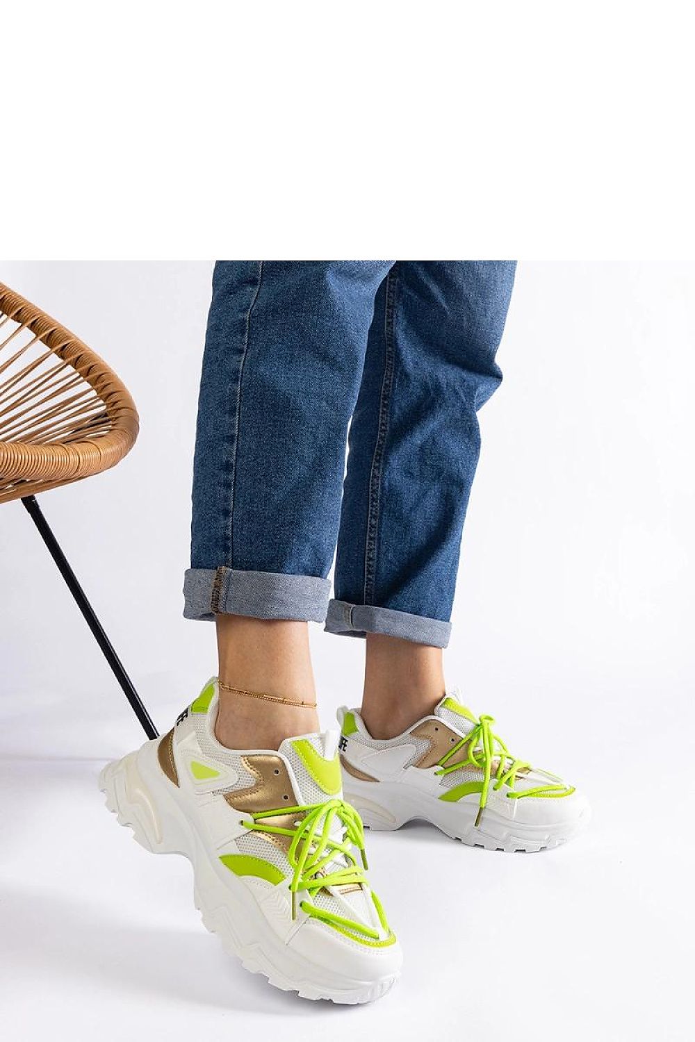   Białe sneakersy sportowe Sulamita - Solea 