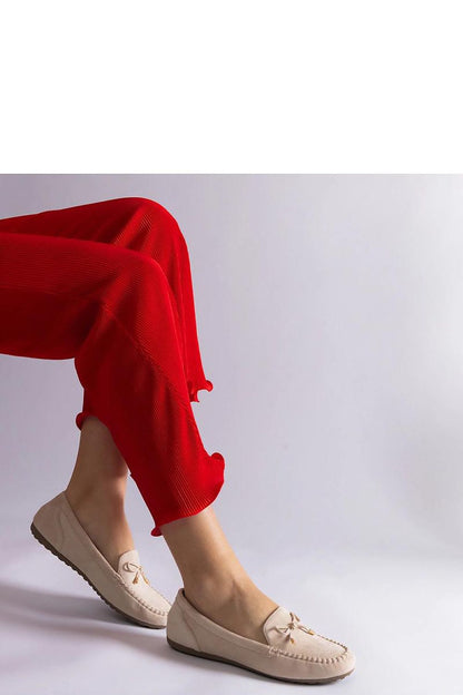   Beżowe mokasyny z kokardką Treja - Solea 