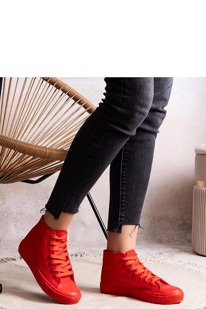   Czerwone wysokie trampki Rafife - Solea 