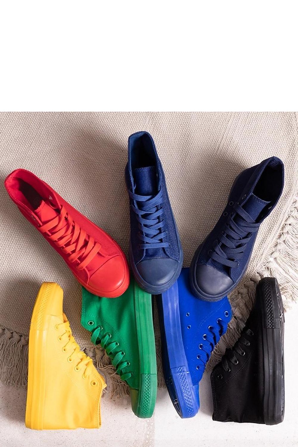   Ciemnoróżowe wysokie trampki Rafife - Solea 