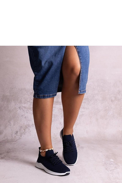   Granatowe sneakersy sportowe Muaza - Solea 