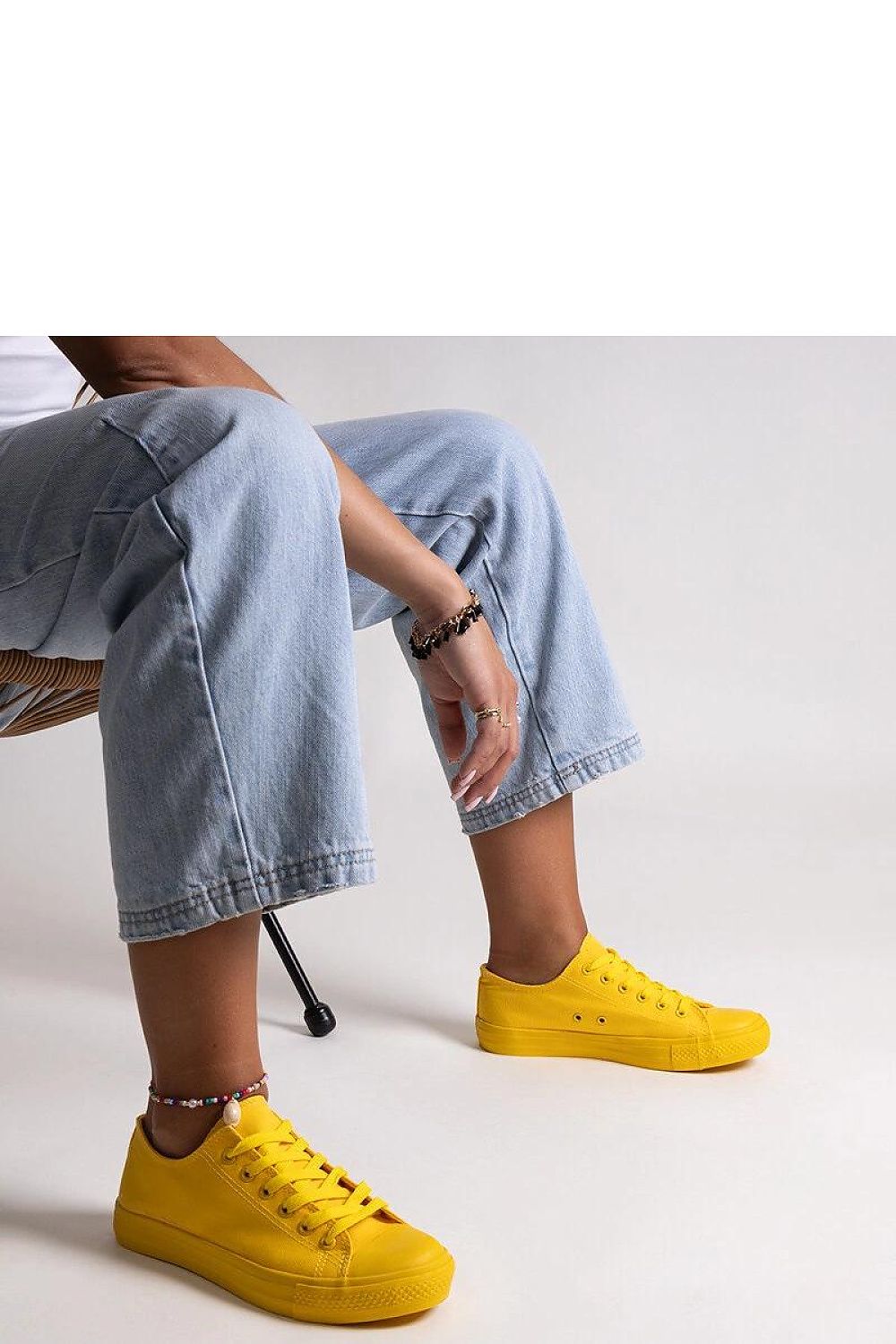   Żółte klasyczne trampki Nudar - Solea 