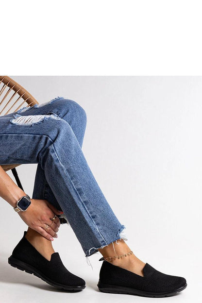   Czarne tenisówki na piankowej podeszwie Rahima - Solea 