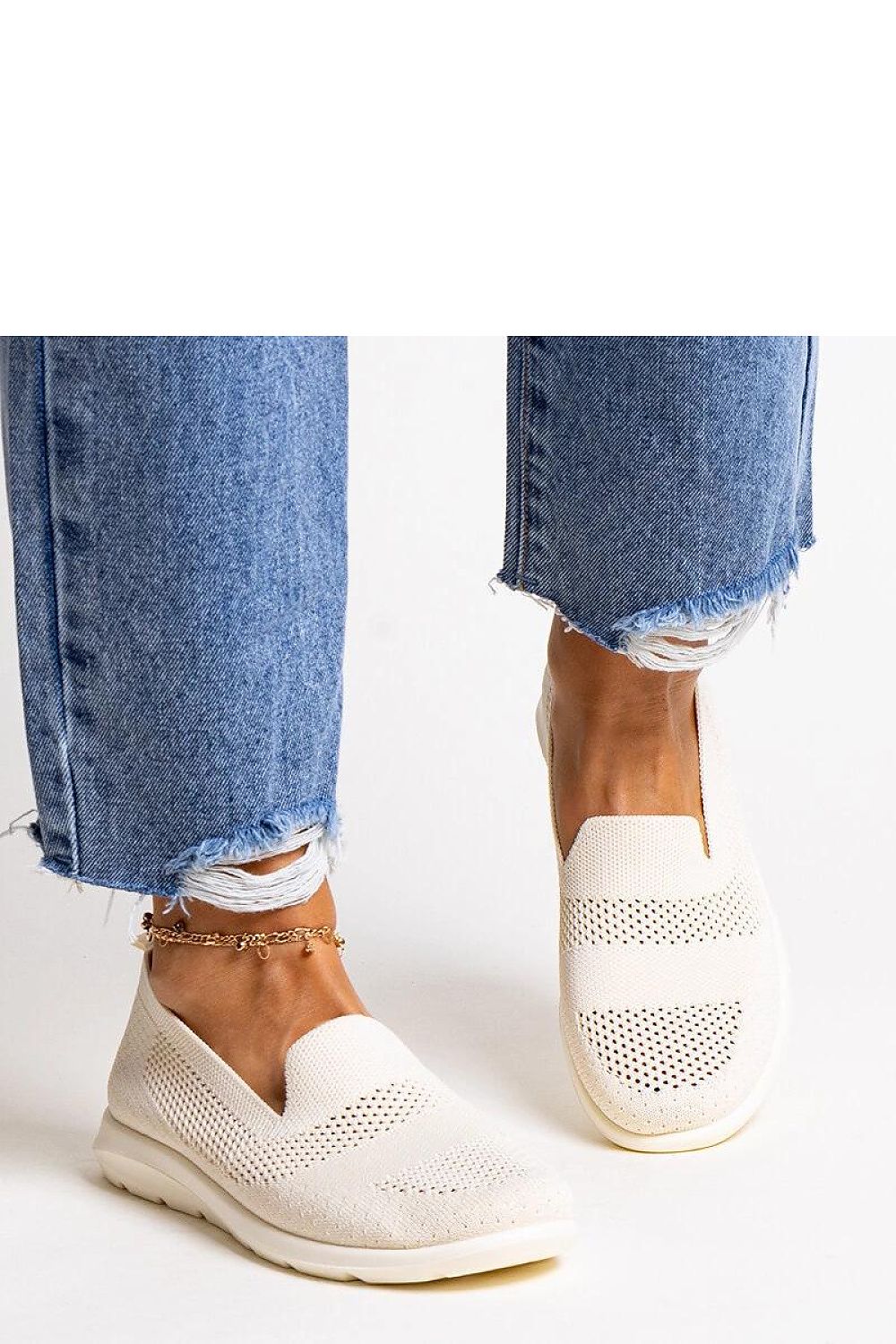   Beżowe tenisówki na piankowej podeszwie Rahima - Solea 