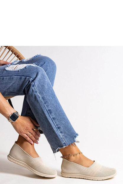   Beżowe wsuwane tenisówki Shalha - Solea 