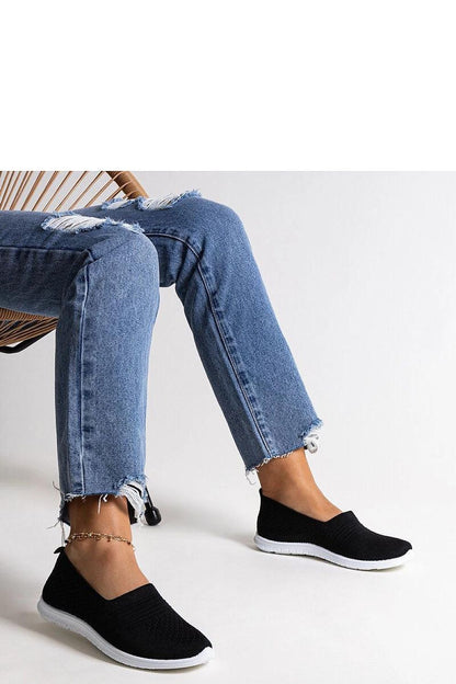   Czarne wsuwane tenisówki Shalha - Solea 